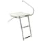 Seachoice 2 Step Deluxe Universal Swim Platform w/Slide Mount Telescoping Ladder 71181 - alternate 2